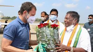 rahul gandhi in puducherry